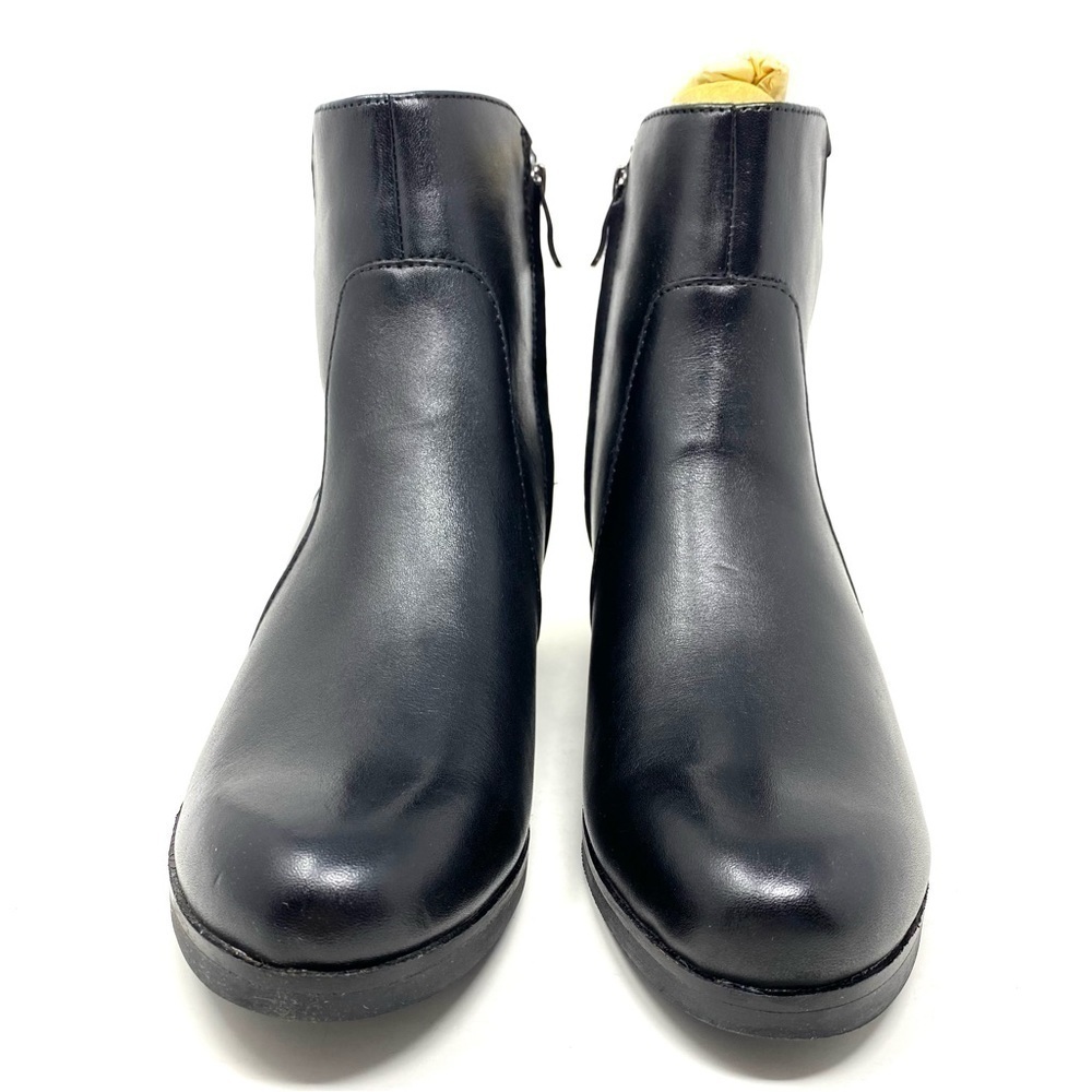 Bussola New York Nevada Black Leather Ankle Boots - Picture 4 of 8
